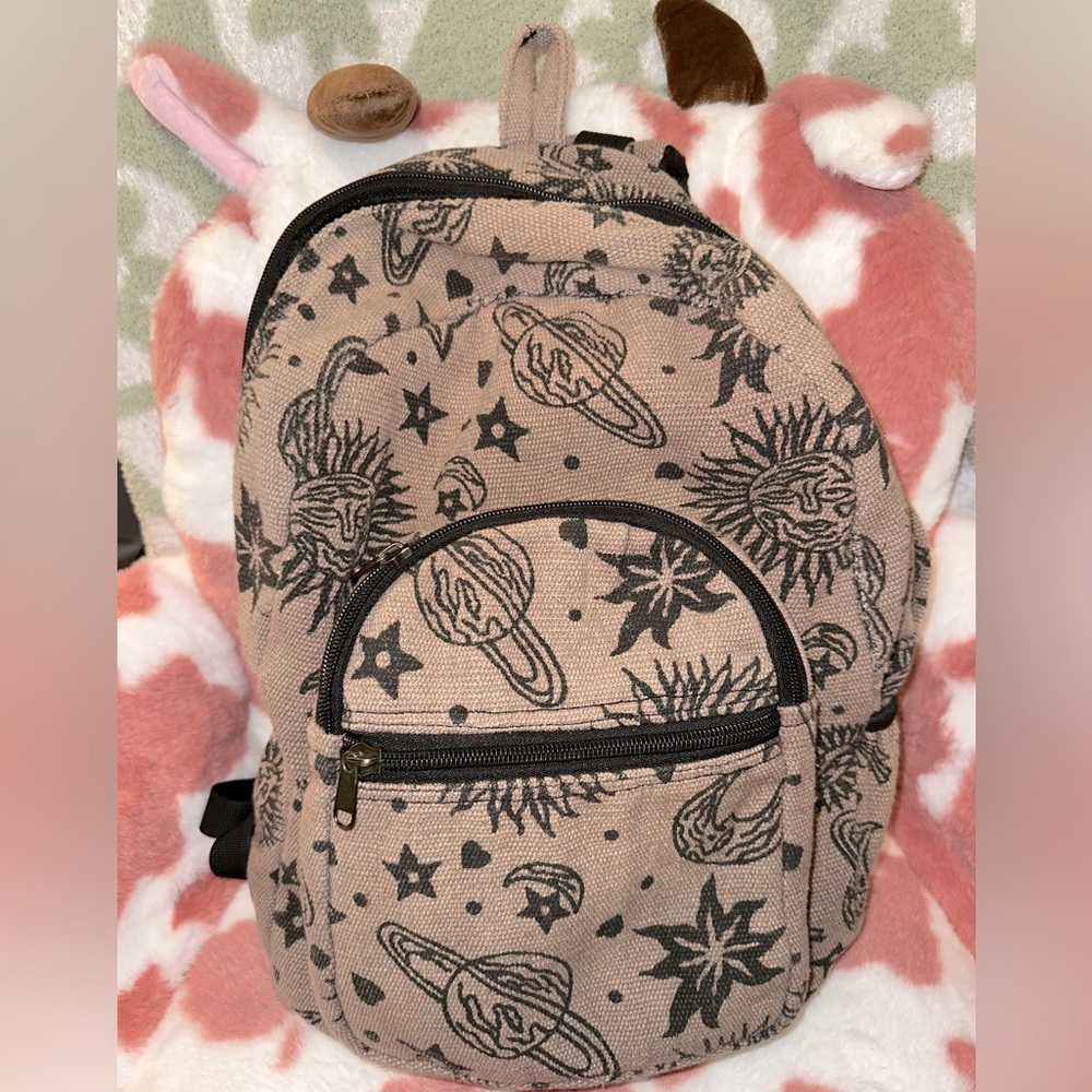 Earthbound Trading Co Celestial Canvas Backpack